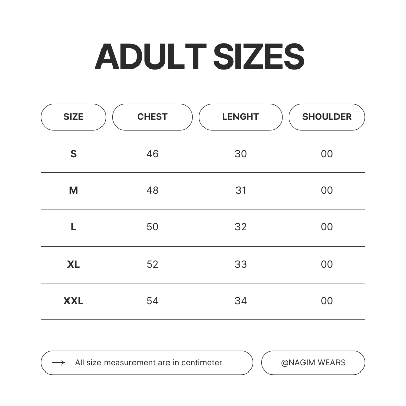 Ice Hockey Jerseys Size Chart