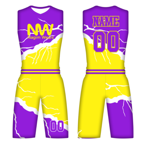 Reversible Basketball Uniform Set, Two-Tone Basketball Uniform, Basketball Jersey, Basketball Shorts, Sportswear, Athletic Apparel, Team Uniform