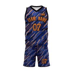 Nagim Wears' custom basketball jersey featuring name and number, perfect for personalized team uniforms.