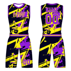 Youth Basketball Uniform Set, Basketball Jersey and Shorts, Sportswear, Athletic Apparel, Team Uniform